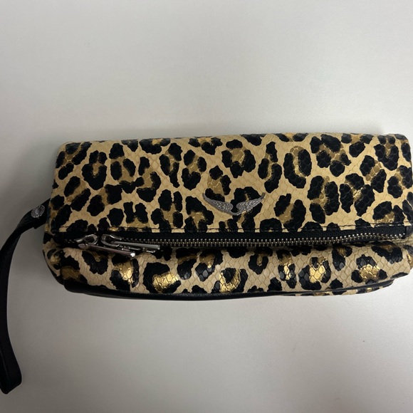 Zadig & Coltaire leopard wristlet - Picture 1 of 3